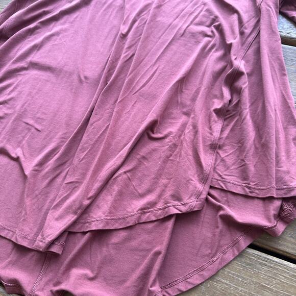 Lululemon Up for Down Time Long Sleeve Dark Terracotta - Picture 4 of 5